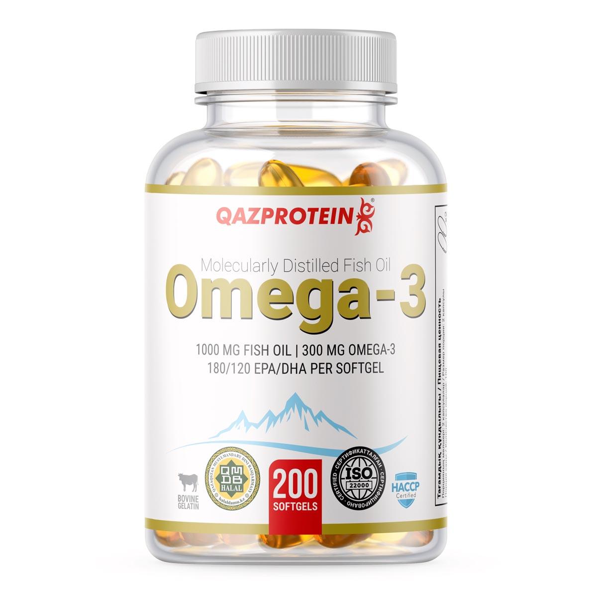 Omega-3, 200 капсул